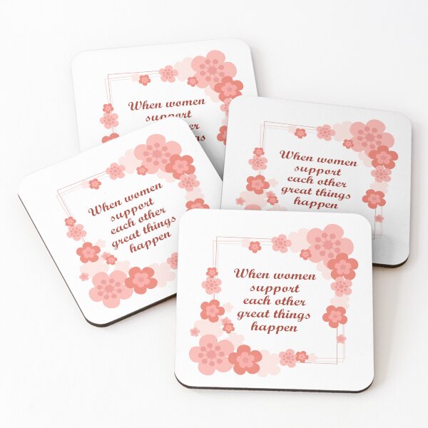 Item preview, When women support each other great things happen - floral decoration designed and sold by Inspirationmotivation.
