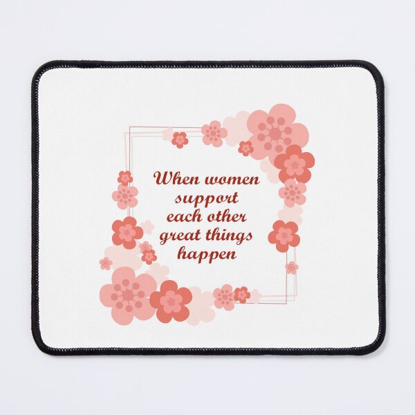 Item preview, When women support each other great things happen - floral decoration designed and sold by Inspirationmotivation.