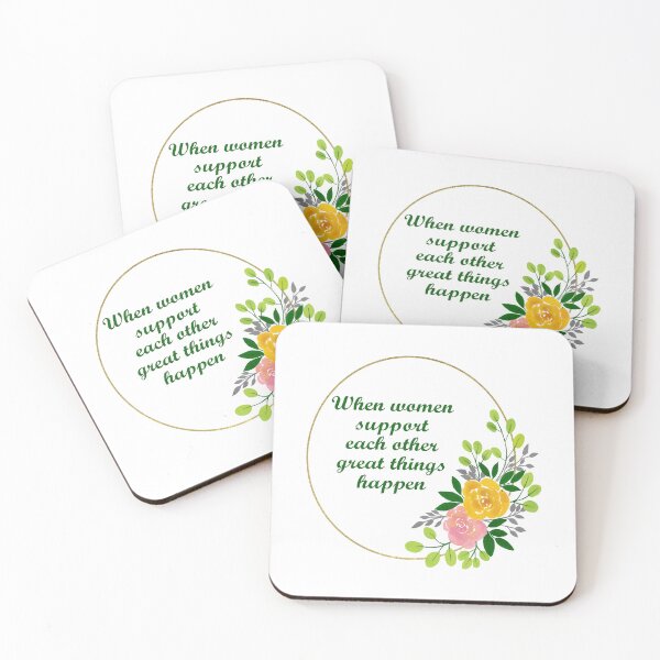 Item preview, When women support each other great things happen - floral decoration designed and sold by Inspirationmotivation.