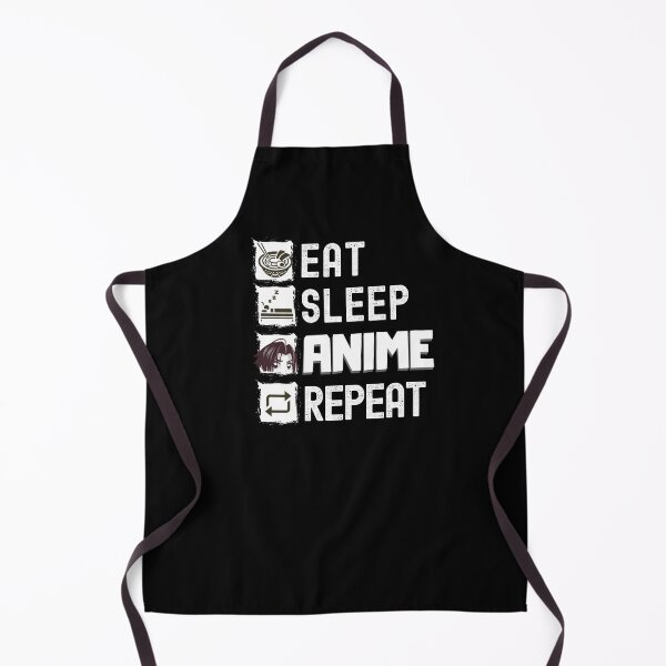 Item preview, Eat Sleep Anime Repeat Funny Quotes Gift For Men Women Anime Lovers designed and sold by JooArtPrints ★★★★★.