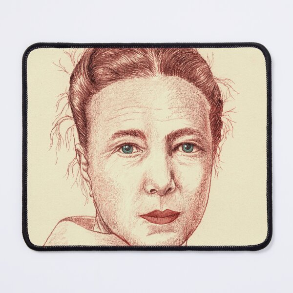 Item preview, Simone de Beauvoir portrait designed and sold by Carolina Zambrano Enriquez.