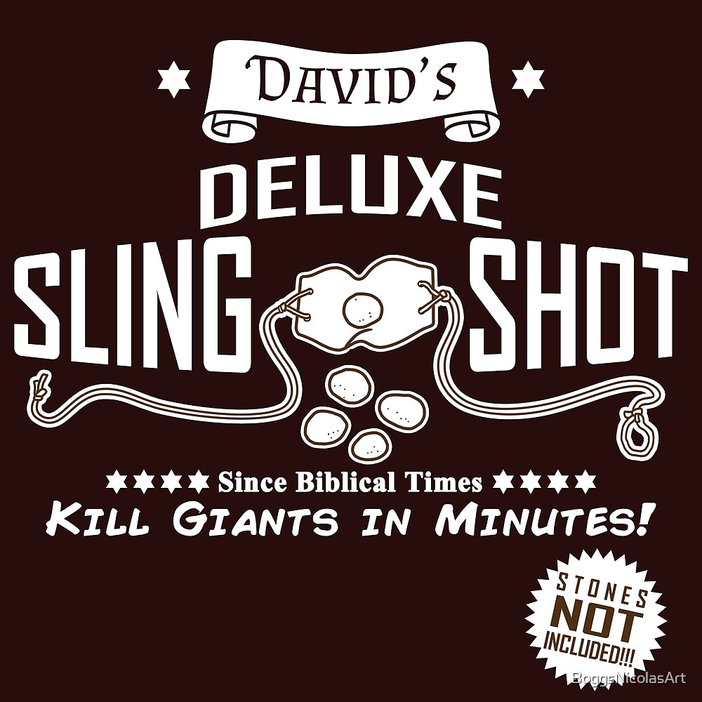 "David's Slingshot Ad" by BoggsNicolasArt Redbubble
