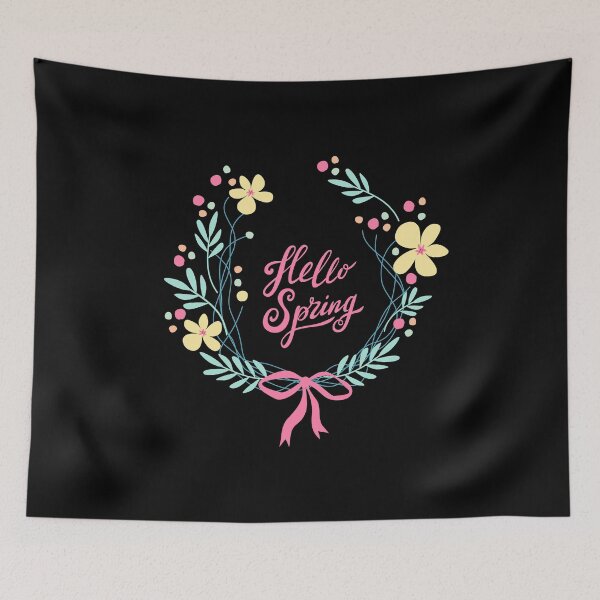 Item preview, hello spring flowers season designed and sold by beunique5.
