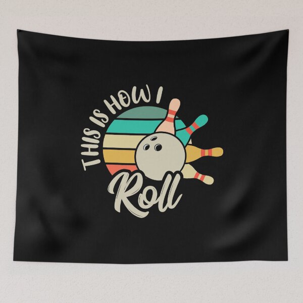 Item preview, This is How I Roll Bowl Tee, Perfect Vintage Ball Bowler & Bowling T-Shirt designed and sold by PrintOfi.