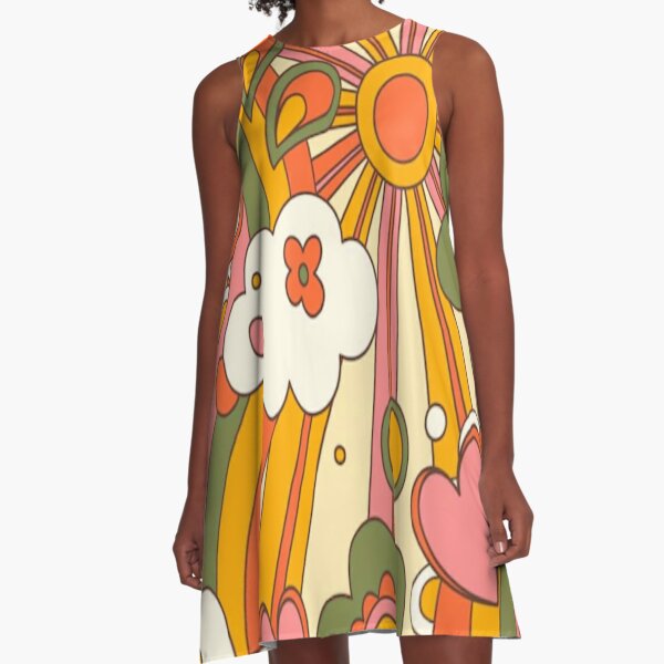 70's retro style collection 1 A-Line Dress