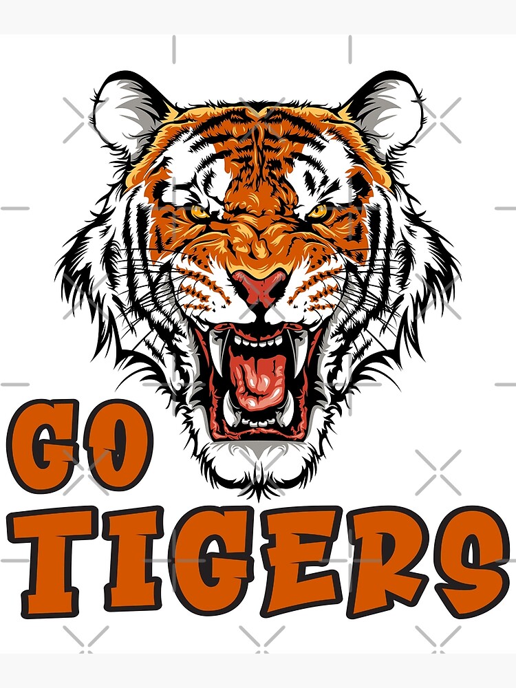  Custom Tigers School Mascot T Shirt, Tiger Mascot