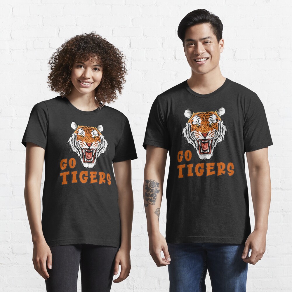 "Go Tigers Tiger School mascot" Tshirt for Sale by CardboardCotton