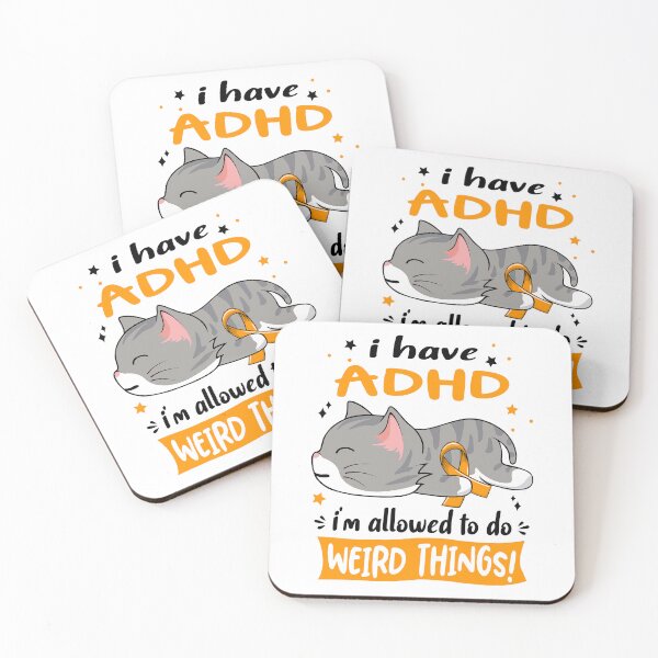 Item preview, ADHD Awareness, I Have ADHD i'm Allowed to do Weird Things! designed and sold by Tammyilaria.