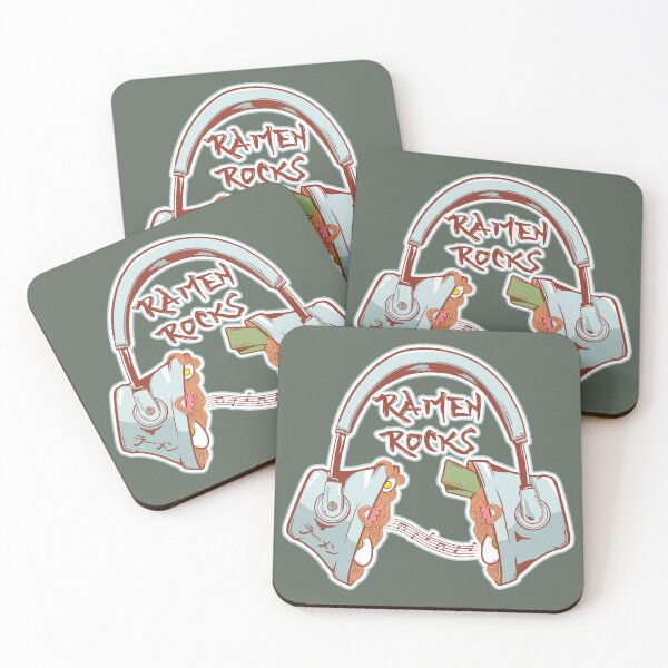 Item preview, Ramen Rocks Funny Headphones designed and sold by piedaydesigns.