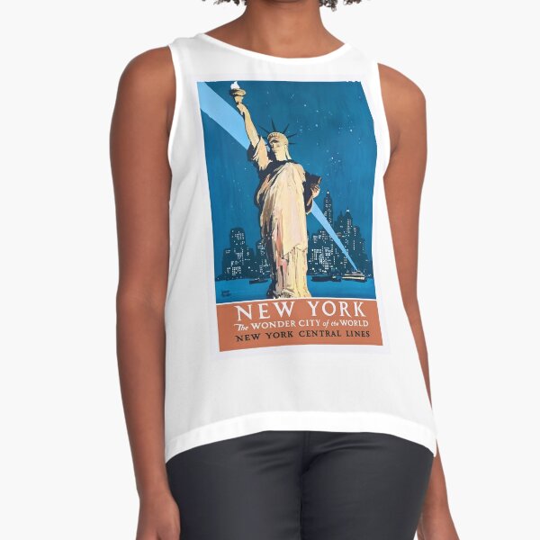 1927 NEW YORK The Wonder City Travel Poster Full Zip Hoodie by retrographica