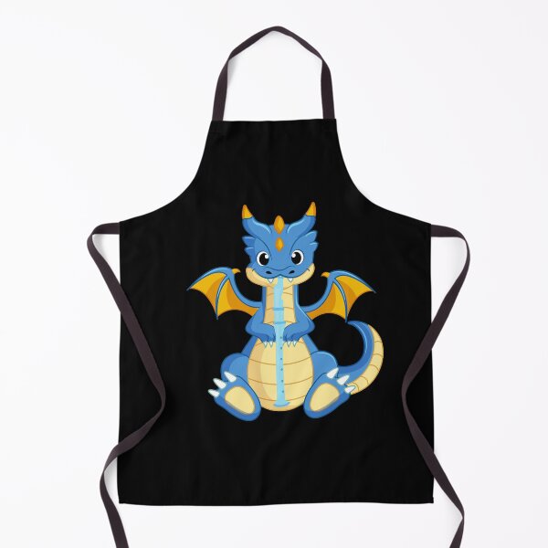 Item preview, Dragon Playing Flute ,Funny Good Dragon Flute Lovers Blue Design designed and sold by pedrored369.