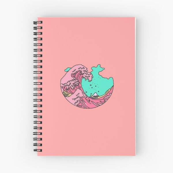 Item preview, Kanagawa pink wave designed and sold by PennyRoyale.