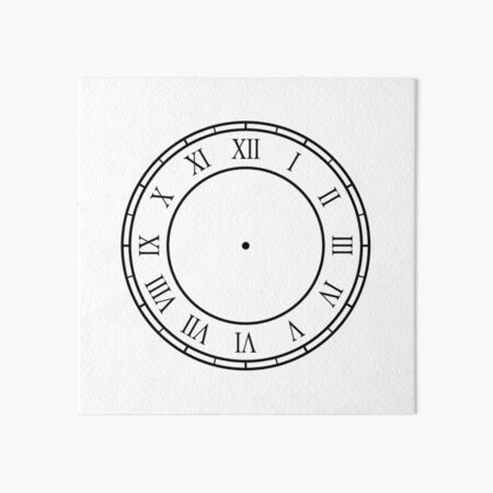 ROMAN NUMBERS Peel Off Stickers Clock Face Numerals Card Making