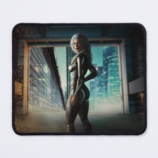 Item preview, Sexy Futuristic Woman Artwork designed and sold by sketchworks.
