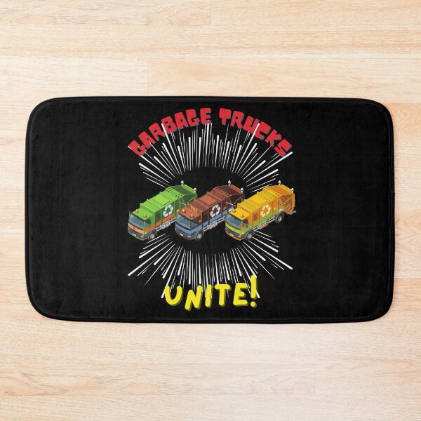 Item preview, Garbage Trucks Unite! designed and sold by MacAndMoose.