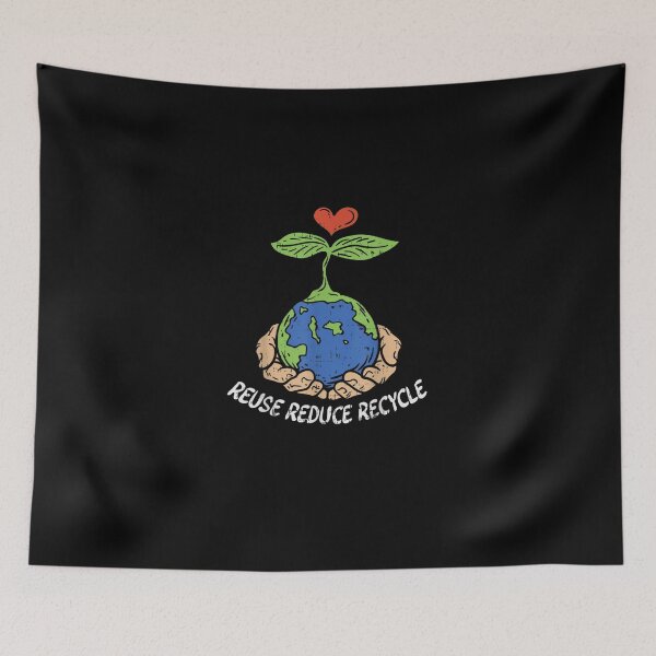 Item preview, Reuse Reduce Recycle Save Earth Day Planet designed and sold by RobertEllisDC.