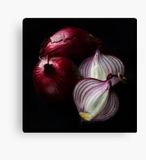 Red Onions Canvas Print