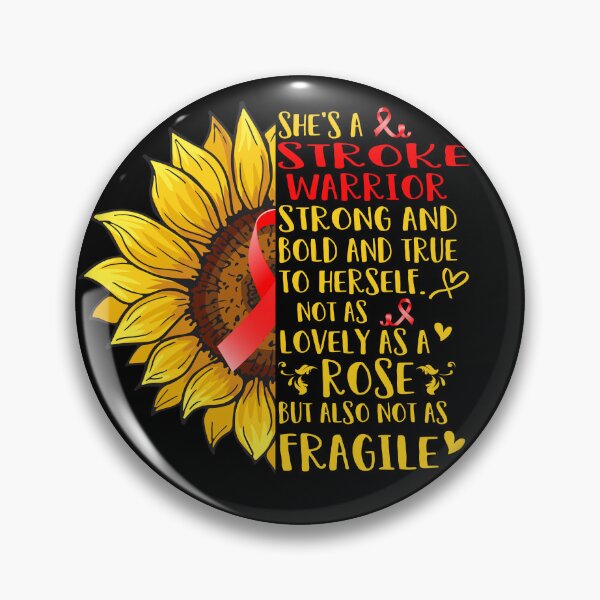 Item preview, She's A Stroke Warrior Not as lovely as a Rose but also not as Fragile designed and sold by ArangoaStore.