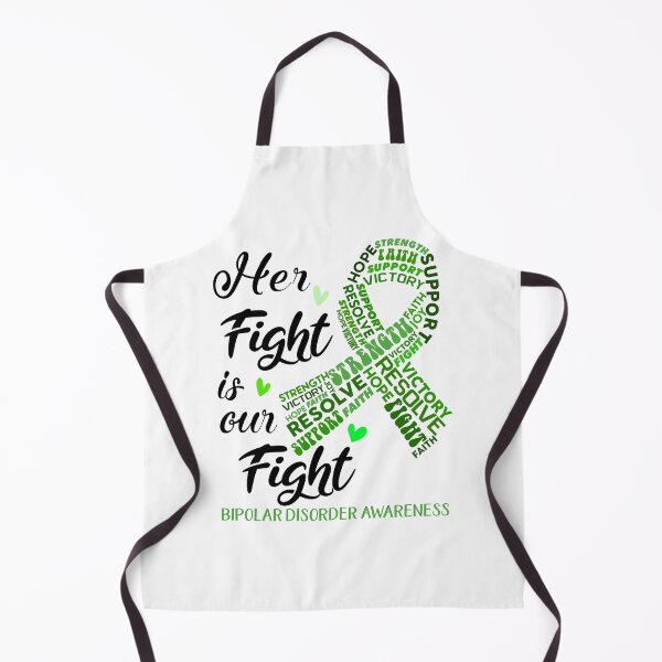 Item preview, Bipolar Disorder Warrior, Her Fight is our Fight Bipolar Disorder Awareness designed and sold by Greggwillard.