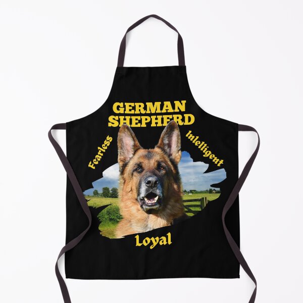 Item preview, German Shepherd Alsatian Dog design with main behaviour traits ,  intelligent , fearless and loyal pet designed and sold by BearCaveDesigns.