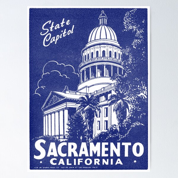新品未使用 USA製 CALIFORNIA STORY SACRAMENTO 1940 Sacramento California, Blue