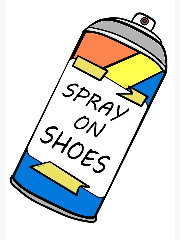 "Spray on Shoes!!!" Spiral Notebook by grossupcloseup Redbubble