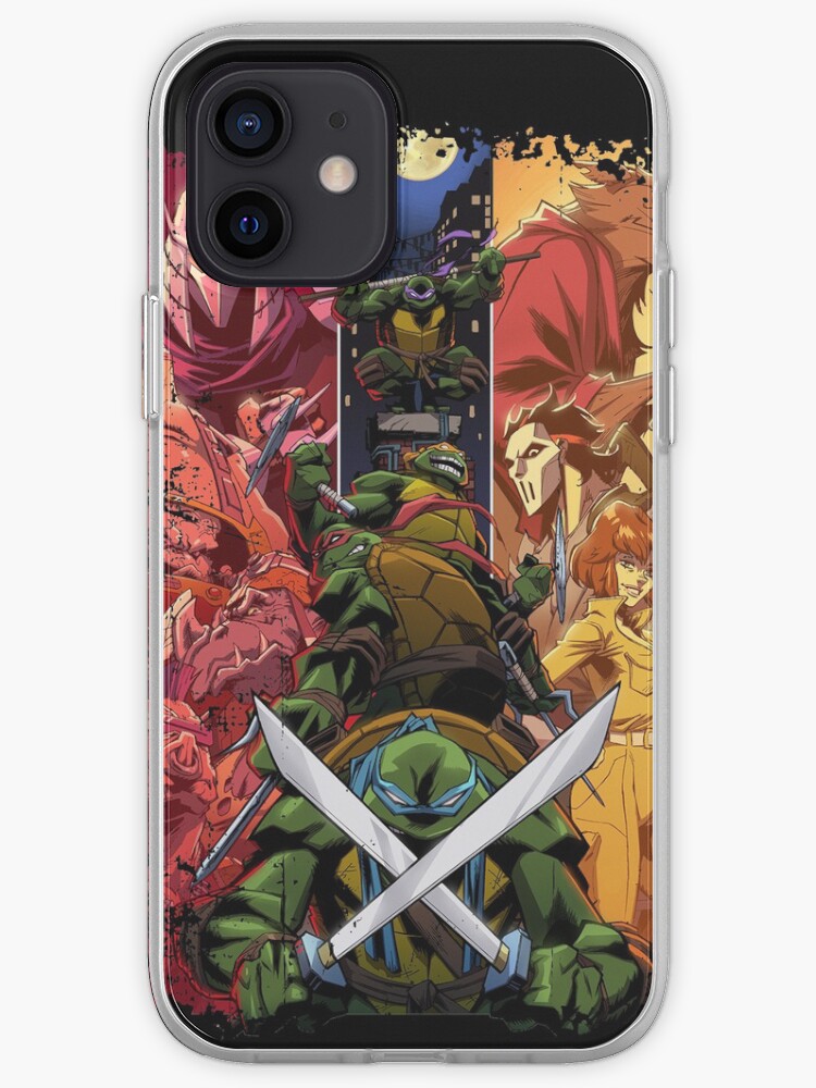 Teenage Mutant Ninja Schildkrote Cast Iphone Hulle Cover Von A Jackson Redbubble