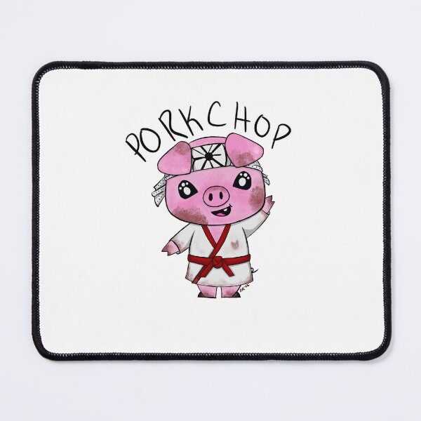 Item preview, Punnimals Series: Pork Chop (with text) designed and sold by gingysaurusrex.