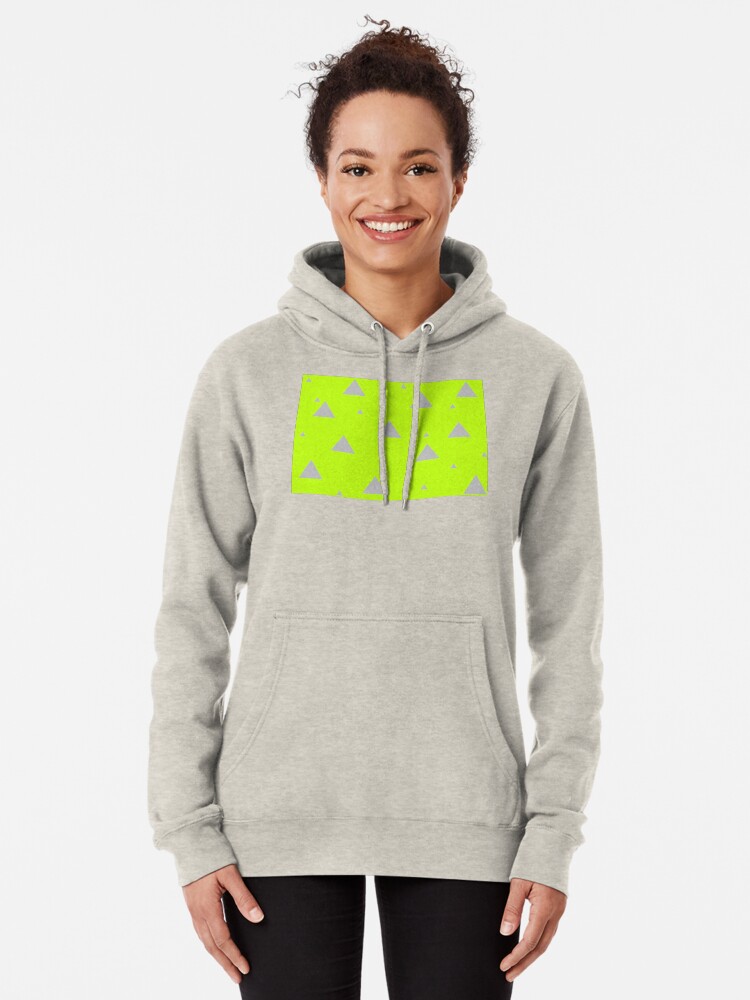 fluro green hoodie