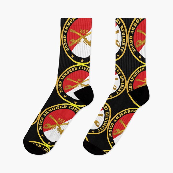 Item preview, Army - 303rd Armored Cavalry Regiment - Red - White X 300 designed and sold by Military Insignia Products.