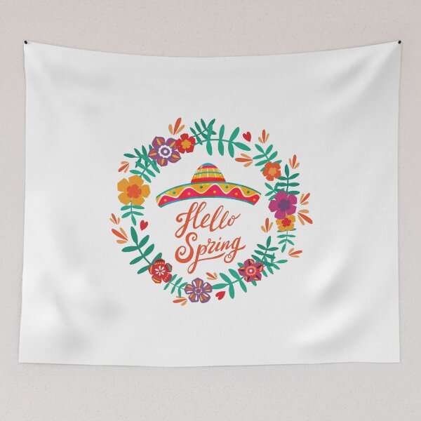Item preview, hello spring flowers season designed and sold by beunique5.
