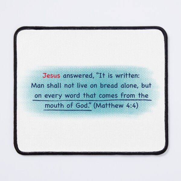 Item preview, Faith Life Digital Stickers, Christian Stickers, Bible Verses, Bible, Christianity, Jesus Christ, Words of God, Matthew 4:4 designed and sold by SHiNStudio.