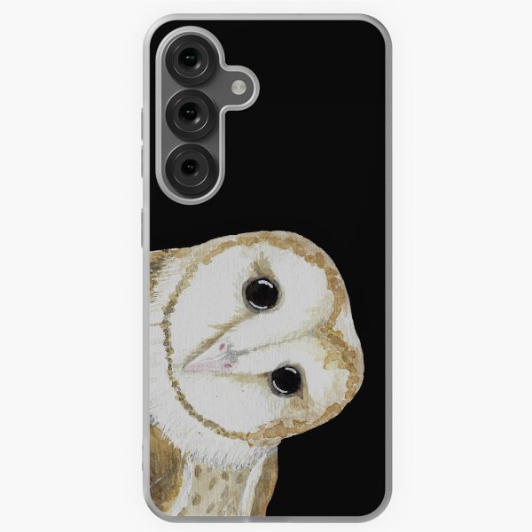 Item preview, Curious Barn Owl designed and sold by ElyWatercolor.