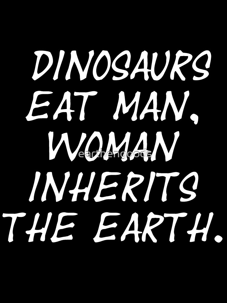 dinosaurs eat man