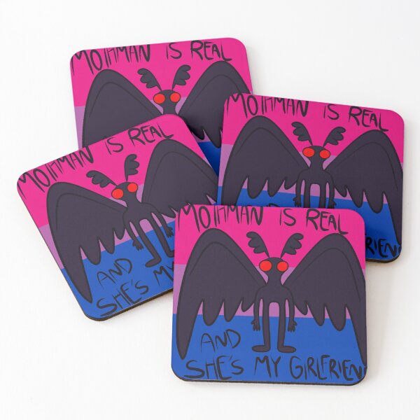 Item preview, mothman is my girlfriend (bisexual) designed and sold by cece-rub-art.