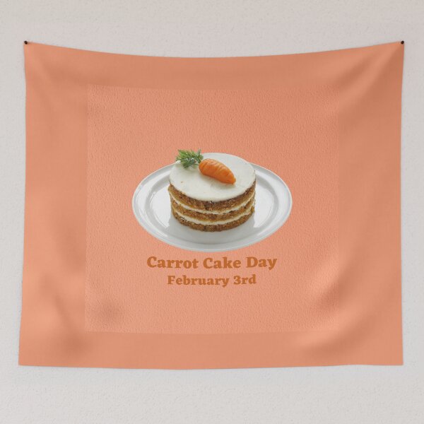Item preview, Carrot Cake Day February 3rd Orange designed and sold by debmund.