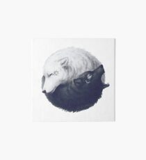 Wolf Yin Yang Galeriedruck