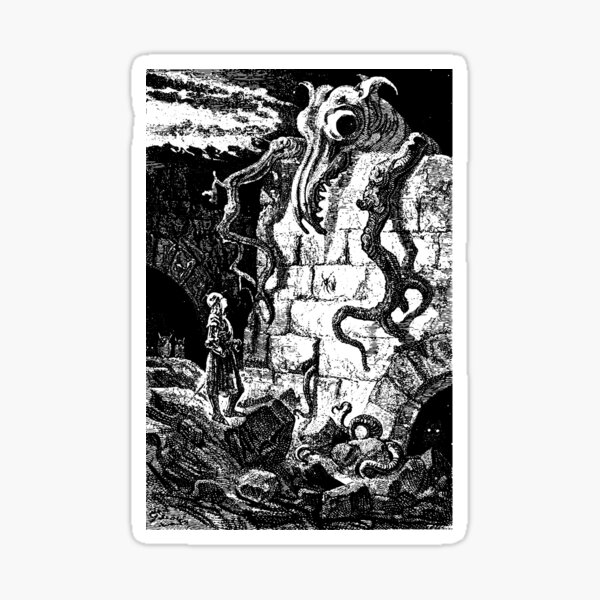 The Gnarled Monster Sticker