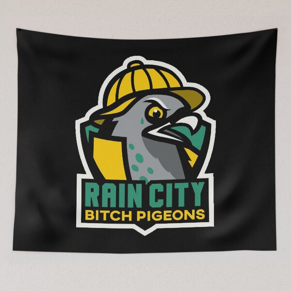 Item preview, Rain City Bitch Pigeons designed and sold by EleniRobinson.