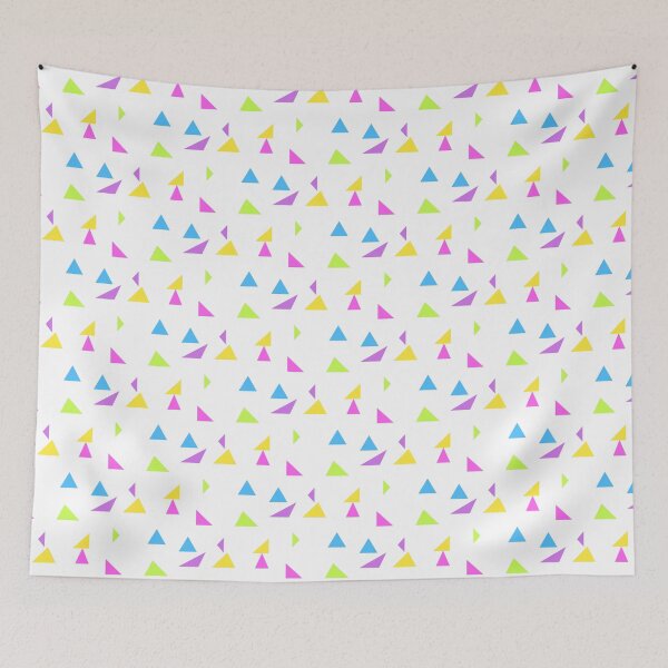 Item preview, Colorful Pastel Triangle Geomtric Shape Pattern Colorful Shapes Pattern designed and sold by jkernz.