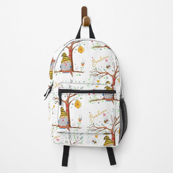 Item preview, Beekeeper Gnome with bees, flower and nature. Bee Happy Spring is here! designed and sold by Pascale Breton.
