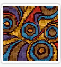 circle knit Sticker