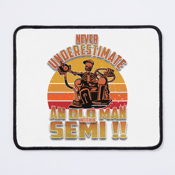 Item preview, Never Underestimate An Old Man With Truck Convoy 2022 - Funny Trucker designed and sold by ongemtuoitr.