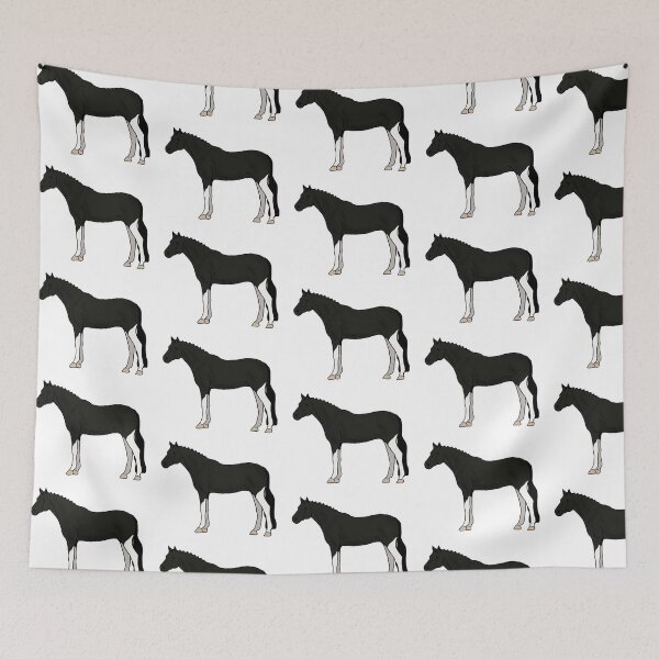 Item preview, Black Warmblood with high White Stockings  designed and sold by bellaszcz.
