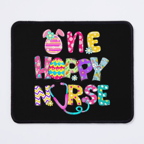 Item preview, One Hoppy Nurse Dyed Eggs Stethoscope Easter Scrub Nurse designed and sold by SweetThreads79.