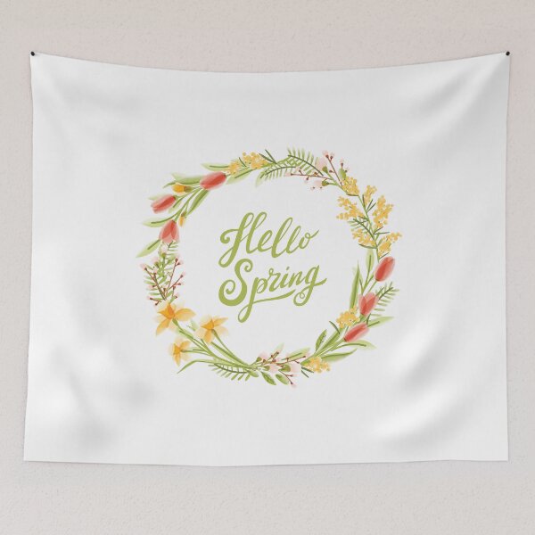 Item preview, hello spring flowers season designed and sold by beunique5.