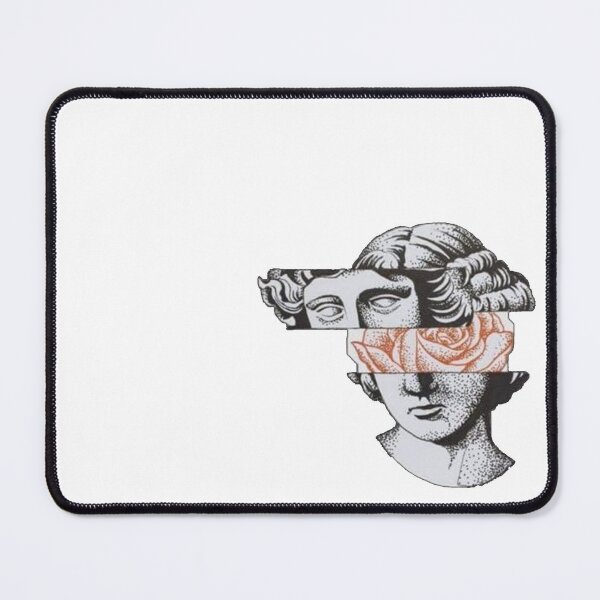 Vaporware head rose Mouse Pad