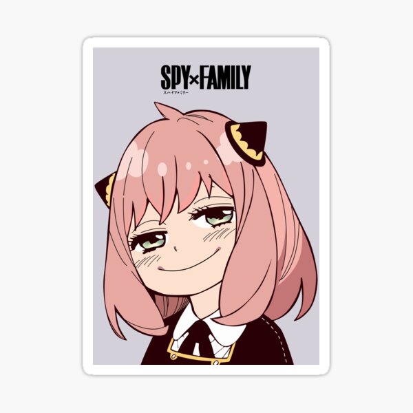 "Spy x Family" Sticker by VectoMore Redbubble
