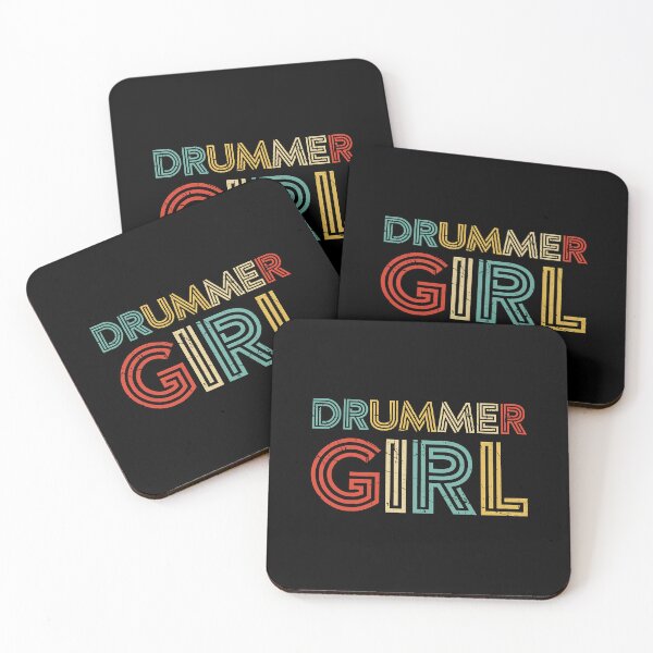 Item preview, Drummer Girl Retro Vintage Drumming Musician Percussionist designed and sold by ericrichard059.