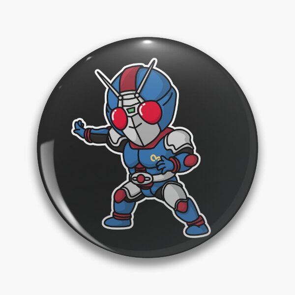 Item preview, Kamen Rider Black RX Biorider Chibi Style Kawaii designed and sold by mattzwug-draws.